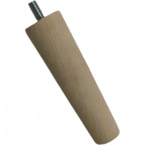 Деревянная ножка для мебели с отверстием ООО Агростройлидер до 150 мм, со шпилькой 290
