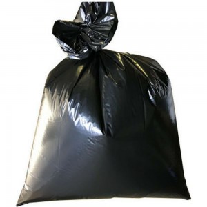 Мешки для мусора черные (50 шт; 120 л; 35 мкм; ПВД; 70х110 см) ООО Комус 974958