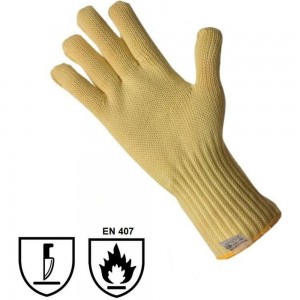 Кевларовые перчатки от повышенных температур и порезов ООО Комус Терма размер 11/XXL 197185