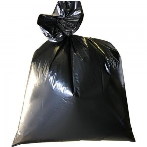 Мешки для мусора ПВД (240 л, 60 мкм, 50 шт, черные, 100x140 см) ООО Комус 974957