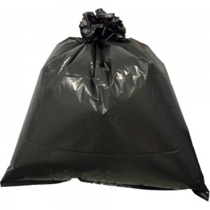Мешки для мусора ПВД (180 л, 60 мкм,50 шт, черные, 90х100 см) ООО Комус 1629895