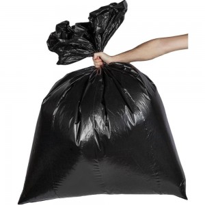 Мешки для мусора ПВД Практичные (360 л, 40 мкм, 5 шт, черные, 120x160 см) ООО Комус 1723118