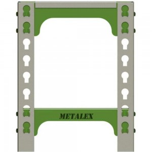 Лавка ООО Металекс Metalex с полкой для обуви 350x1100x450 мм LMP351145