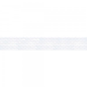 Кухонный фартук Оптион КЛАССИЧЕСКАЯ ПЛИТКА СВЕТЛАЯ (ABS; с уф-печатью; 3000x600x1,5 мм) 19015