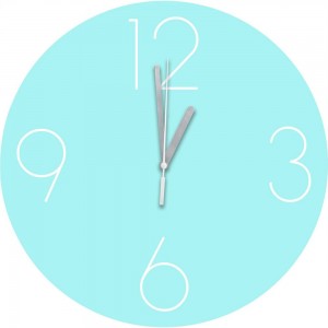 Стеклянные часы ООО Оптион Цвет океана 80307