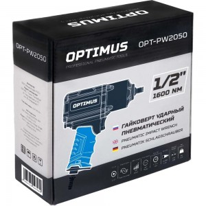 Пневматический ударный гайковерт Optimus 1600 нм OPT-PW2050