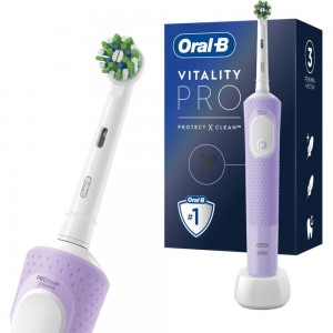 Электрическая зубная щетка ORAL-B Vitality Pro Cross Action Protect X Lilac 53019396