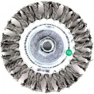 Щетка дисковая жгутовая для УШМ (125x13 мм; М14; проволока 0.5 мм) ОСБОРН 13-057 EB-DSS7