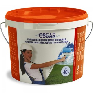 Финишная жидкая шпатлевка Oscar ведро 14 кг SHOS14