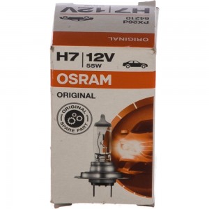 Автолампа OSRAM H7 55 PX26d 12V, 10,100 HIT 64210