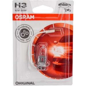 Автолампа OSRAM H3 55 PK22s 12V, 1, 10 64151-01B
