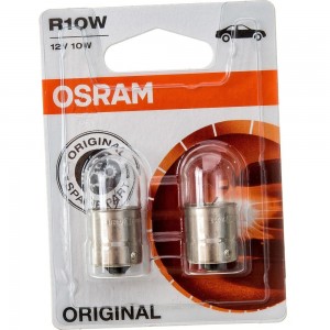 Автолампа OSRAM R10W BA15s, 2 шт. 12V, 1,10 5008-02B