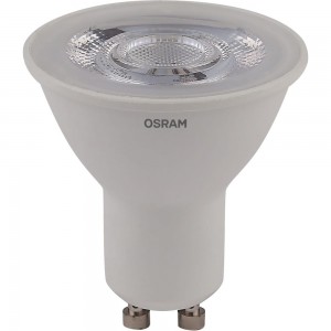 Светодиодная лампа OSRAM LED STAR, PAR16, 5Вт, GU10 370 Лм, 3000 К, теплый белый свет 4058075403376