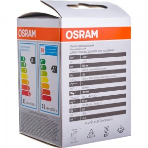 Светодиодная лампа OSRAM LED Value R E27 880лм 11Вт замена 90Вт 3000К теплый белый свет 4058075582699