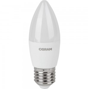 Светодиодная лампа OSRAM LED Value, B, E27, 560Лм, 7Вт, замена 60Вт, 3000К, теплый белый свет 4058075579446