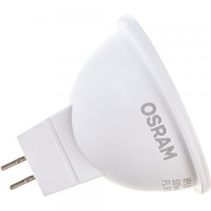 Светодиодная лампа OSRAM LED STAR, MR16, 6.5Вт, GU5.3, 500 Лм, 4000К, нейтральный белый свет 4058075480582