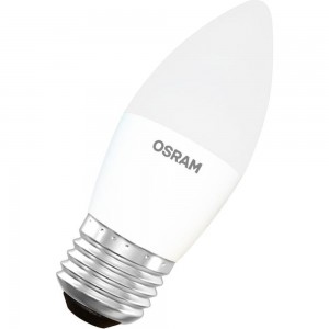 Светодиодная лампа OSRAM LED STAR, B, свеча, 6.5Вт, E27, 550 Лм, 3000 К, теплый белый свет 4058075134232