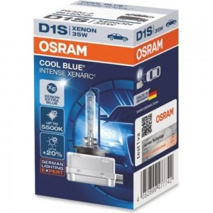 Автолампа Osram D1S, 35 Вт, PK32d-2, XENON COOL BLUE INTENSE, 6200 K, 85 В 66140CBN