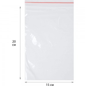 Пакет PACK INNOVATION с замком Zip-Lock, 15x20 см, 40 мкм, 300 шт IP00152240-3