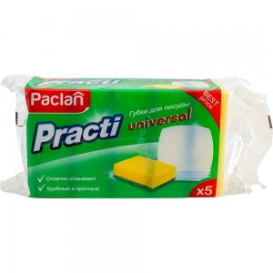 Губки для посуды Paclan Practi Universal 5 шт 42598413