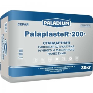 Гипсовая штукатурка PALADIUM PalaplasteR-200 (серая; 30 кг) 83427216