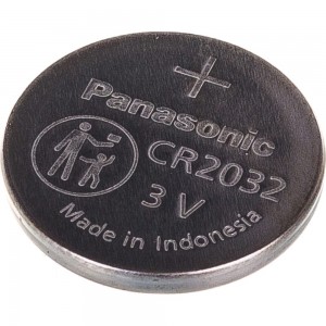 Дисковая литиевая батарейка CR2032 3В бл/1 Panasonic 5019068085138