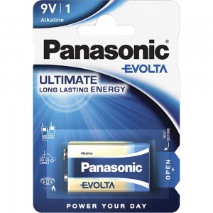 Батарейка Panasonic 6LR61 EVOLTA BL1 УТ-00000275