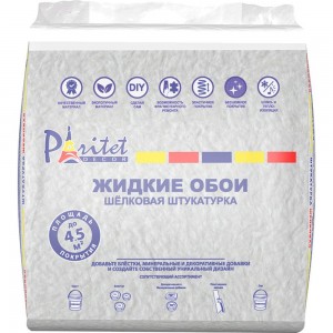 Декоративная штукатурка Paritet Гладкое покрытие №14 (шелк; белый; 1 кг) PDLW -B14