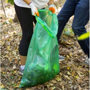 Мешки для мусора PREMIUM (10 шт; 120 л) с завязками зеленые PATERRA 106-009