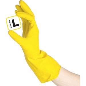 Прочные резиновые перчатки PATERRA SUPER р-р L 402-395