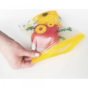 Универсальные пакеты PATERRA Лимон, ананас с двойным замком, 50 шт в упаковке 109-208