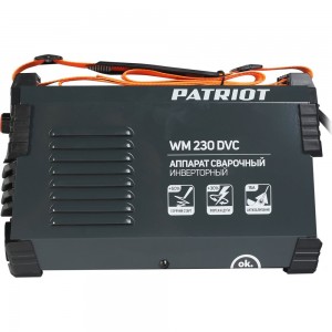 Cварочный инверторный аппарат Patriot WM230DVC MMA с маской 300D 605302291