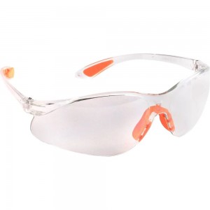 Защитные очки Patriot PPG-7 открытые, прозрачные, оранжевая окантовка 880124397