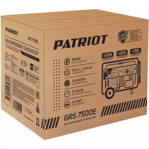 Бензиновый генератор PATRIOT GRS 7500E 476102288