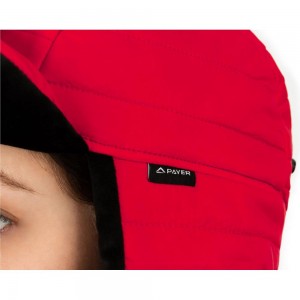 Стеганая шапка-ушанка Payer Twin, Таффета, красный ЕР-00007295