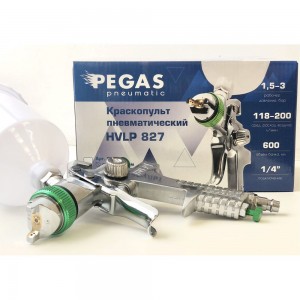 Краскопульт Pegas pneumatic HVLP827 сопло 1.4 мм 2712