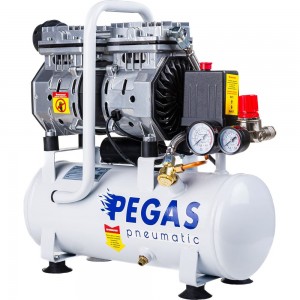 Малошумный компрессор Pegas pneumatic PG-601 безмасляный 6615