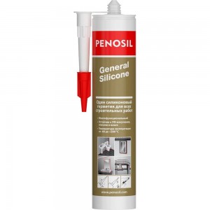 Герметик силиконовый Penosil General нейтральный, белый, 280 мл 218919 H4174