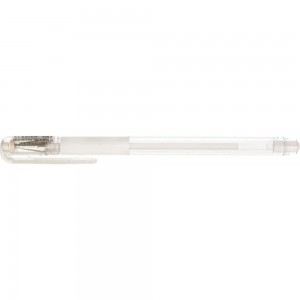 Гелевая ручка Pentel Hybrid gel Grip d 0.8 мм K118-LW белые чернила 586188