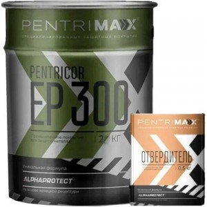 Комплект PentriMax (грунт PentriCor EP 300 2 кг; отвердитель PentriHard 300/3 0,5 кг) 00-00001415