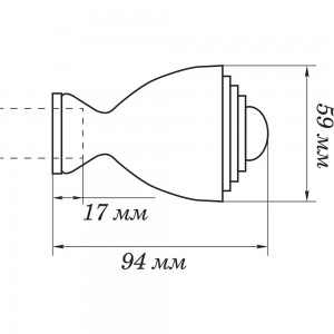 Наконечник Peora DIY 57026