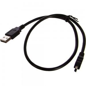Кабель PERFEO USB2.0 A вилка - Mini USB вилка длина 0.5 м. U4304 30 013 069