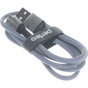Кабель PERFEO USB2.0 A вилка - Micro USB вилка серый длина 1 м. бокс U4806 30 013 259