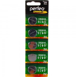 Батарейка PERFEO Литий CR2016 5 шт блистер 30 005 965