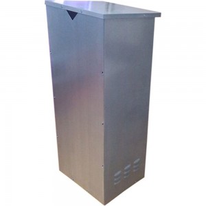 Разборный шкаф для газового баллона Петромаш на 1 баллон, серый 01901