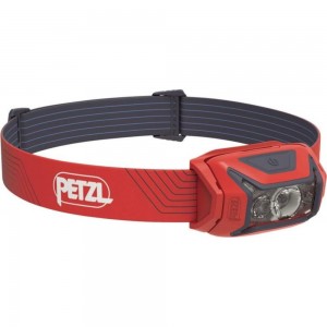 Налобный светодиодный фонарь Petzl красный, 450 лм, батарейки в комплекте E063AA03
