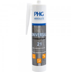 Универсальный силиконовый герметик PHG Absolute Universal белый 260 ml 448741