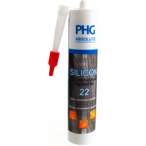 Силиконовый герметик PHG Absolute Silicon белый 280 ml 448743