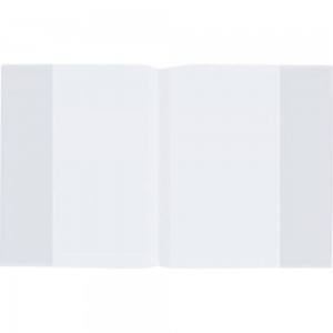 Полипропиленовая обложка для тетради и дневника ПИФАГОР прозрачная, плотная 210х350 мм, 60 мкм 223075