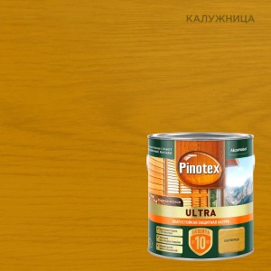 Влагостойкая защитная лазурь для древесины PINOTEX ULTRA NW (калужница; 2.5 л) 5803603